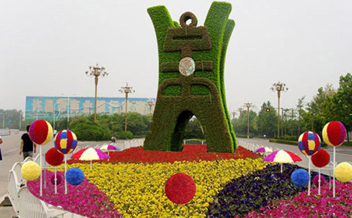五色草造型源头工厂
